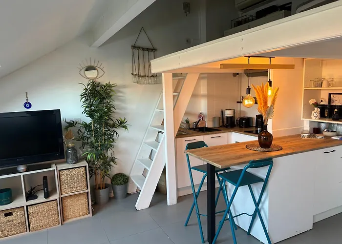 Cosy Rooftop Centre Appartement Nice